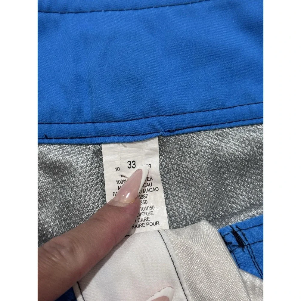 Y2K Vintage Quicksilver Colorblock Board Shorts Men's Size 33